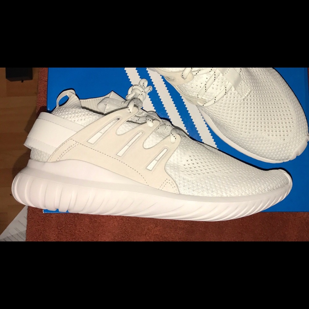 Brand new Triple white adidas nova pk